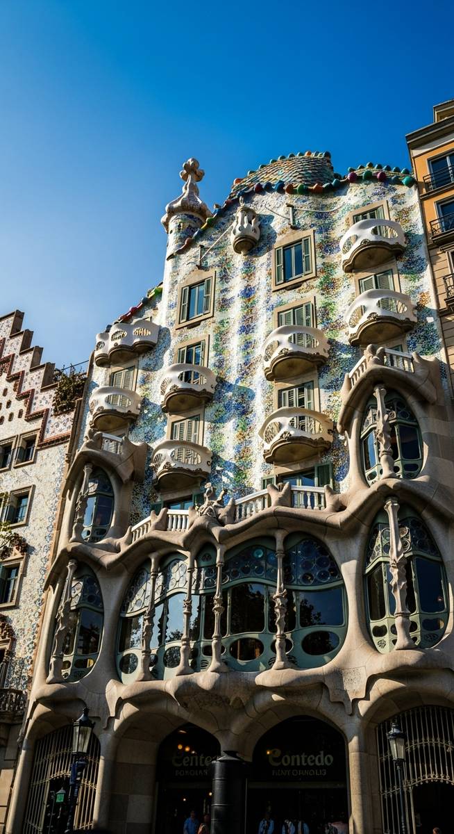 a famous Barcelona building or Gaudi architecture