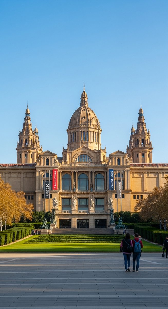 a photo illustrating 17. museu nacional d'art de catalunya (mnac) in Barcelona