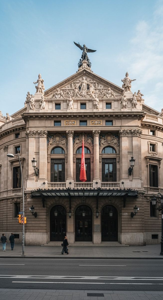 a photo illustrating 20. gran teatre del liceu in Barcelona