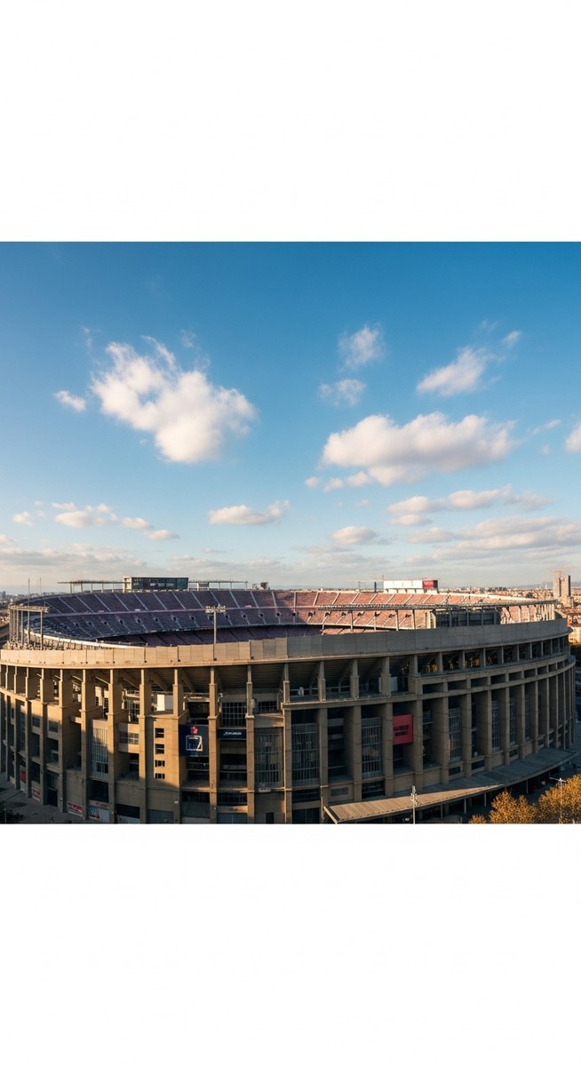 a photo illustrating 8. camp nou in Barcelona