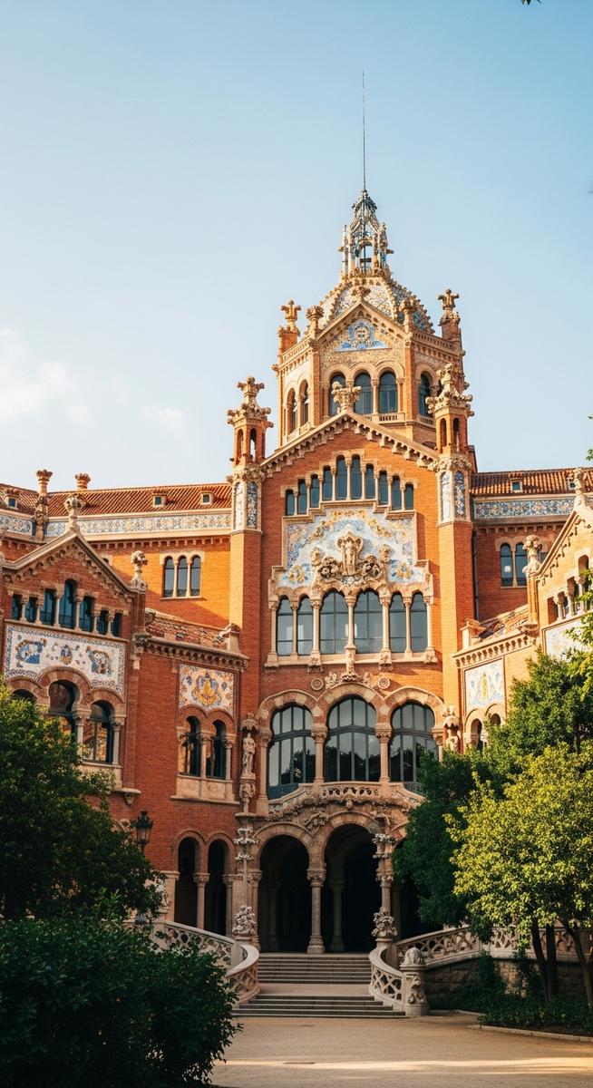 a photo illustrating 9. hospital de sant pau in Barcelona