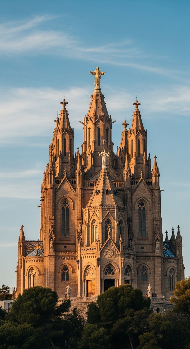 a photo illustrating 8. temple expiatori del sagrat cor in Barcelona