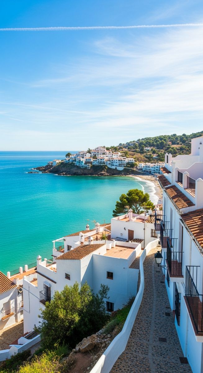 a Spanish coastal view with turquoise water on a five-day Barcelona itinerary