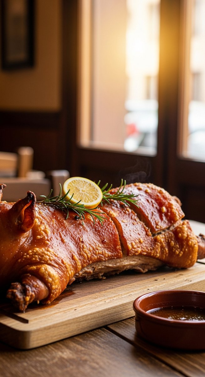 a photo illustrating 5. cochinillo asado in Spain