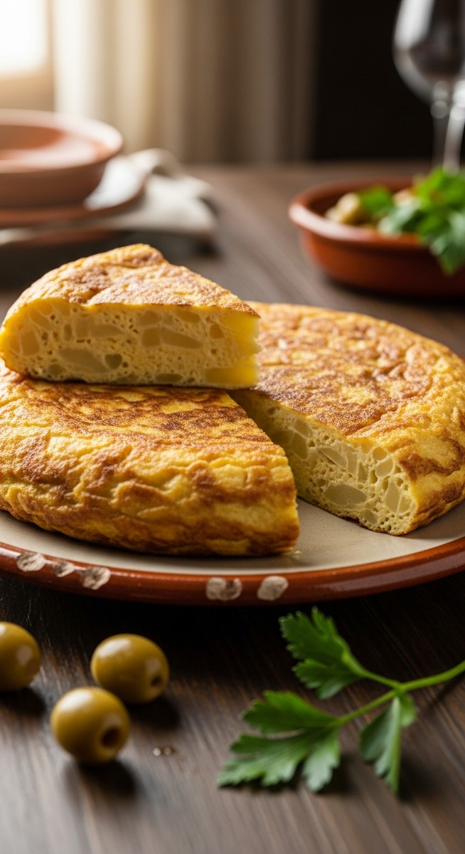 a photo illustrating 8. tortilla española in Spain