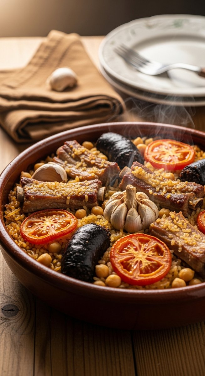 a photo illustrating 10. arroz al horno in Valencia