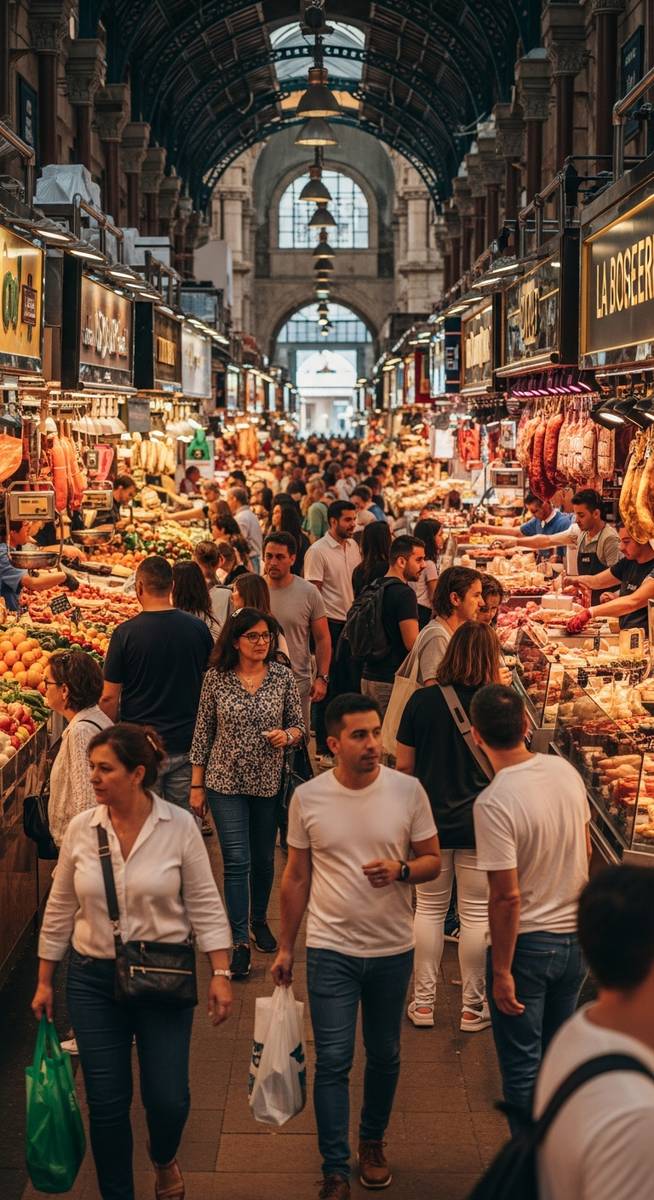 a photo illustrating 13. la boqueria in Barcelona