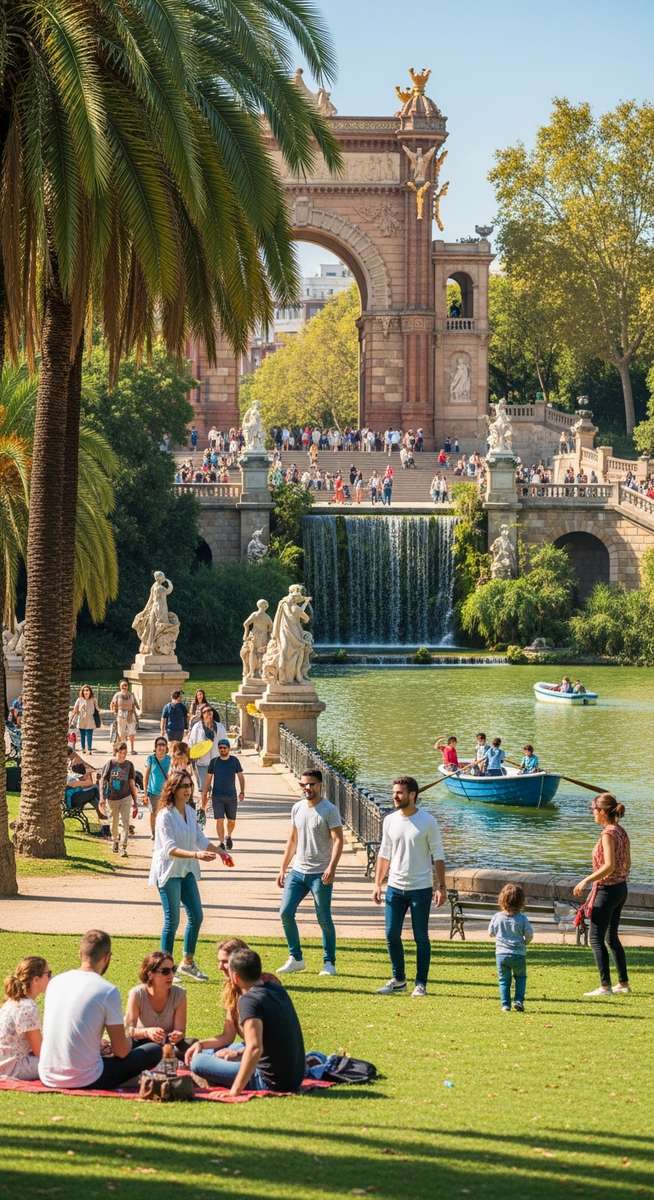 a photo illustrating 14. parc de la ciutadella in Barcelona