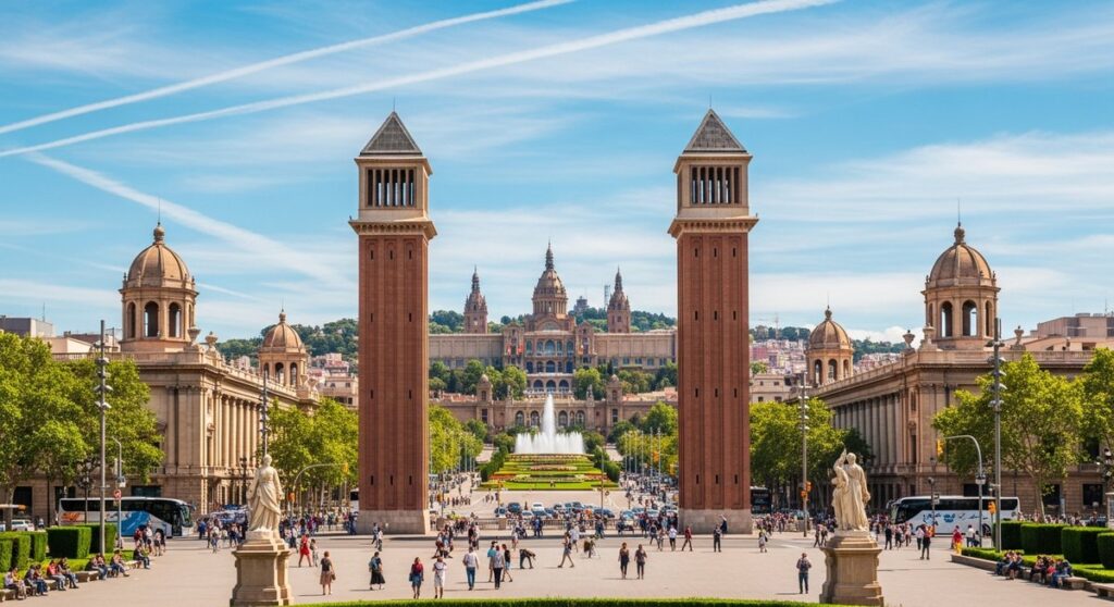 a famous landmark in Barcelona