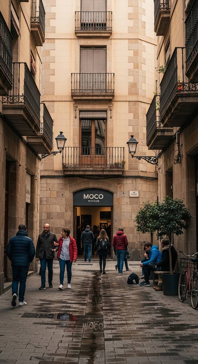 a photo illustrating 15. moco museum in Barcelona