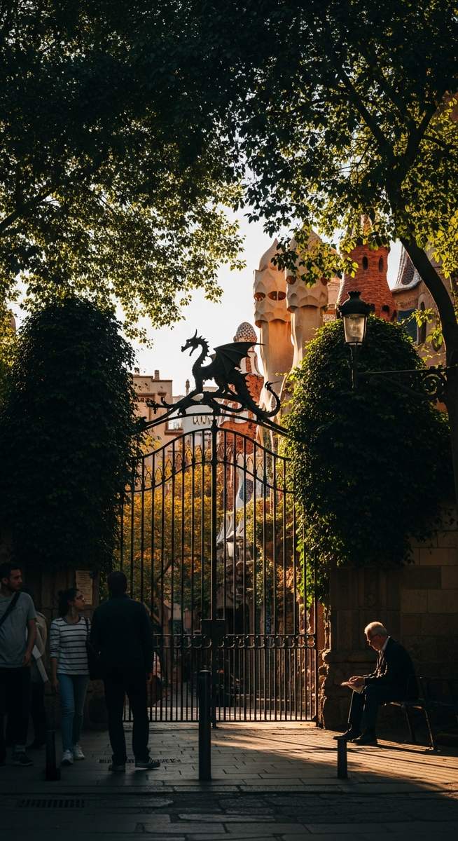 a photo illustrating 19. pavellons gรผell in Barcelona