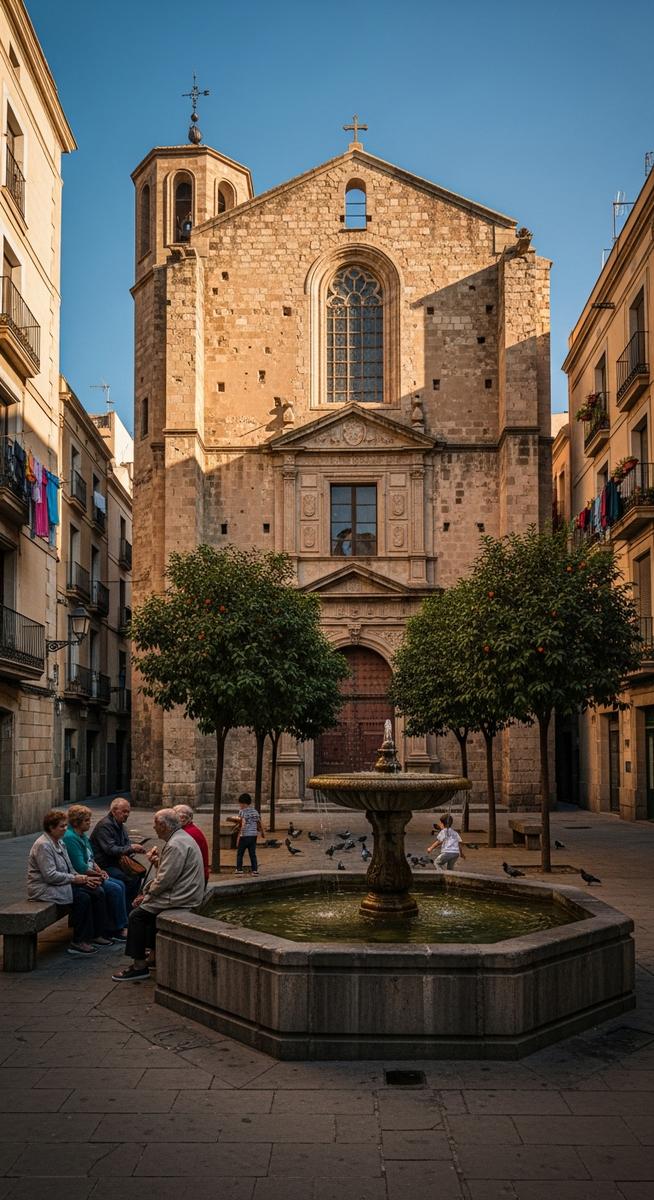 a photo illustrating 3. plaรงa sant felip neri in Barcelona