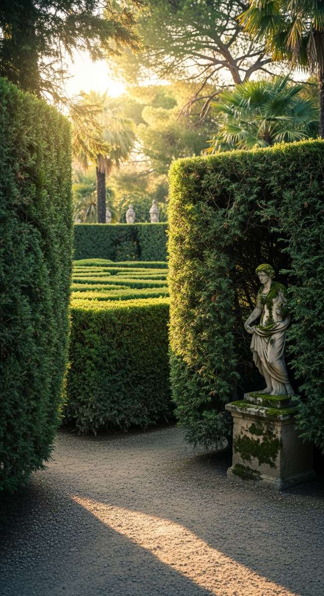 a photo illustrating 6. parc de laberint d'horta (horta's labyrinth park) in Barcelona
