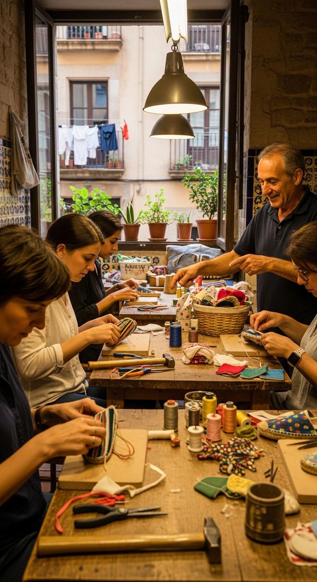 a photo illustrating 9. make your own espadrilles workshop in Barcelona