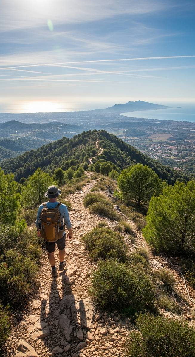 a travel photo from hiking barcelona