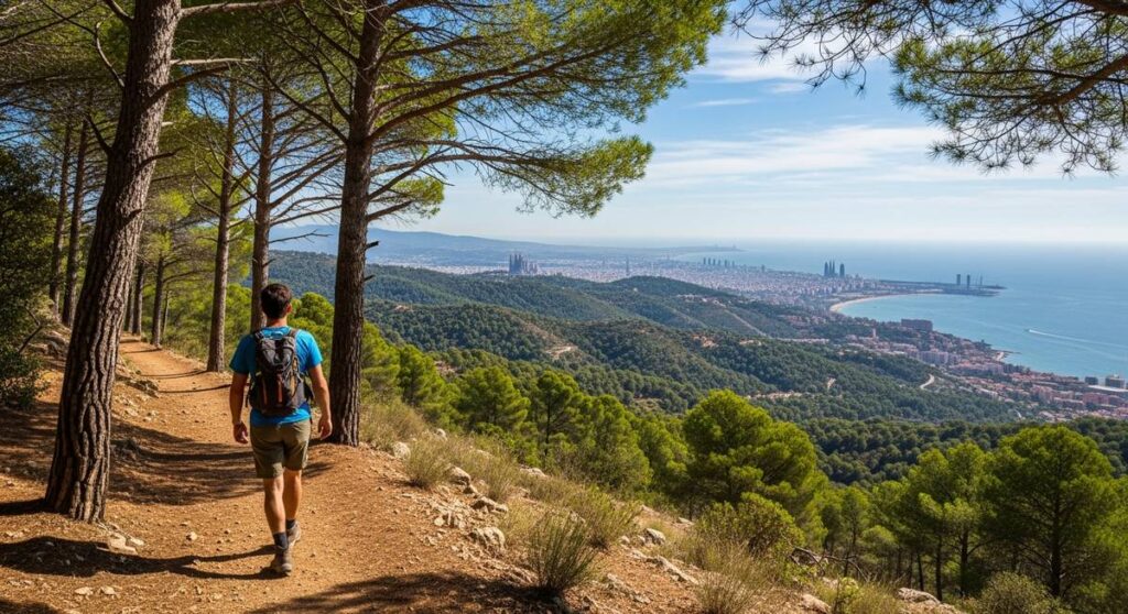 a travel photo from hiking barcelona