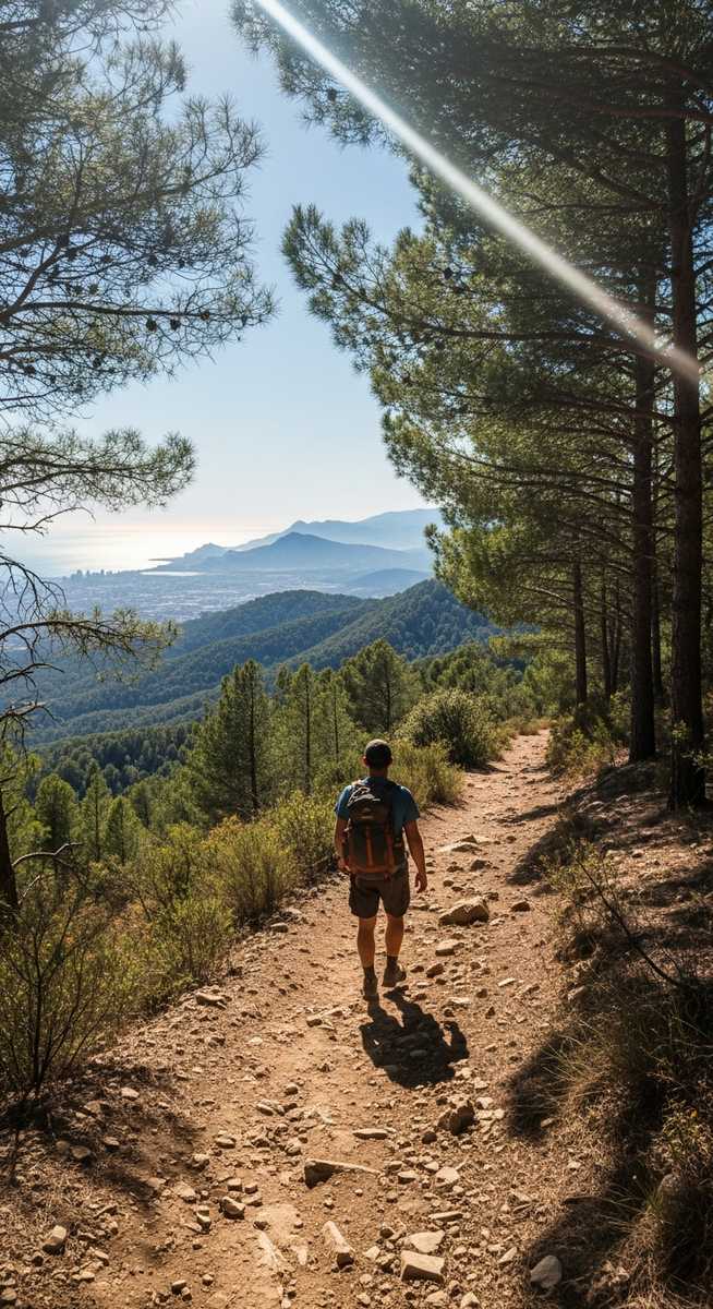 a travel photo from hiking barcelona