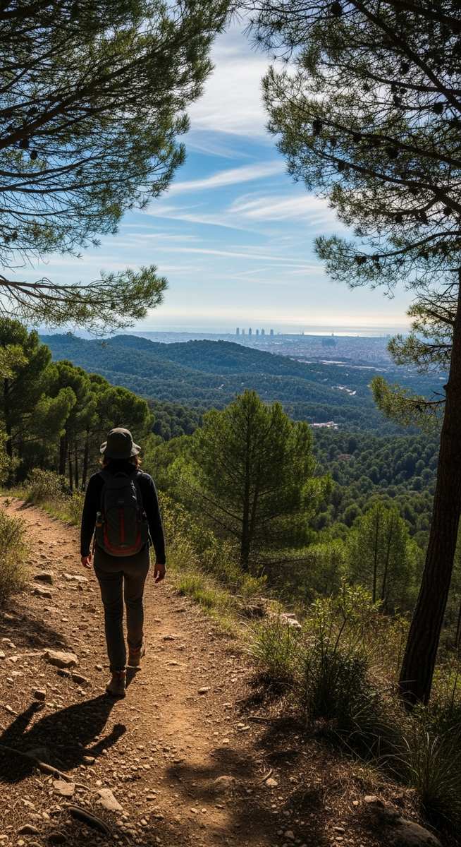 a travel photo from hiking barcelona