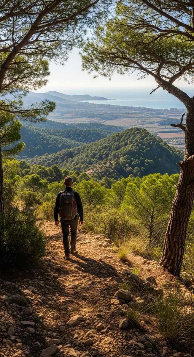 a travel photo from hiking barcelona