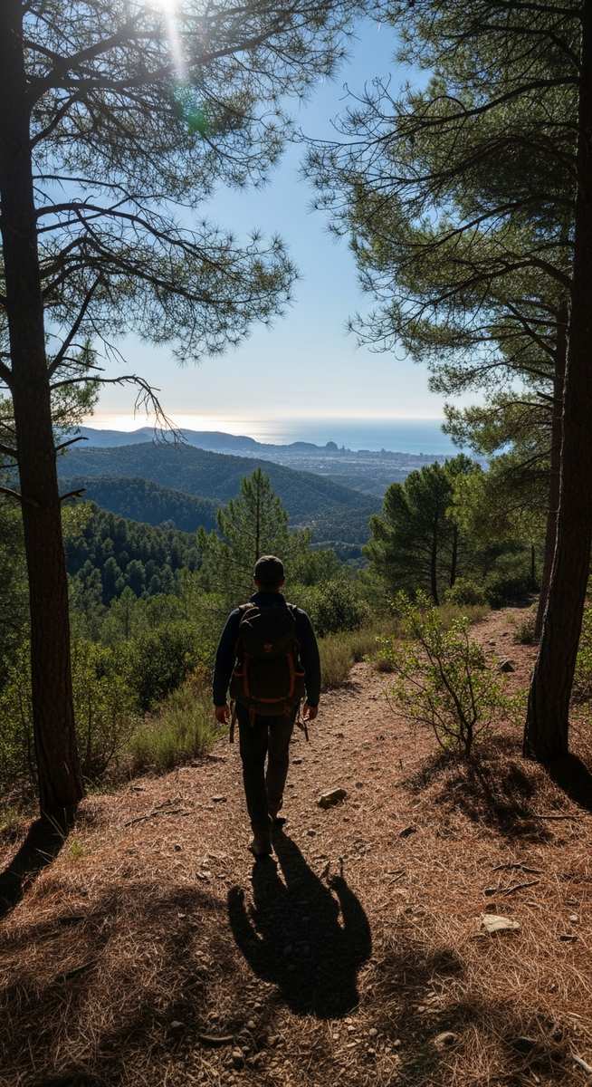 a travel photo from hiking barcelona