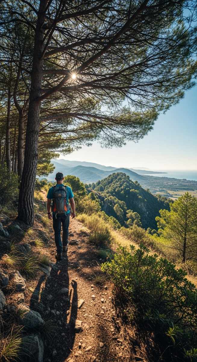 a travel photo from hiking barcelona