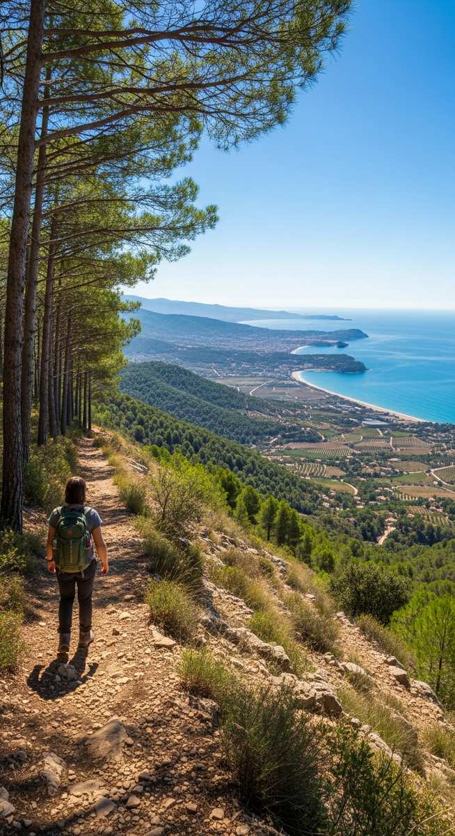 a travel photo from hiking barcelona