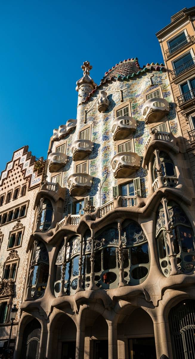 a famous Barcelona building or Gaudi architecture