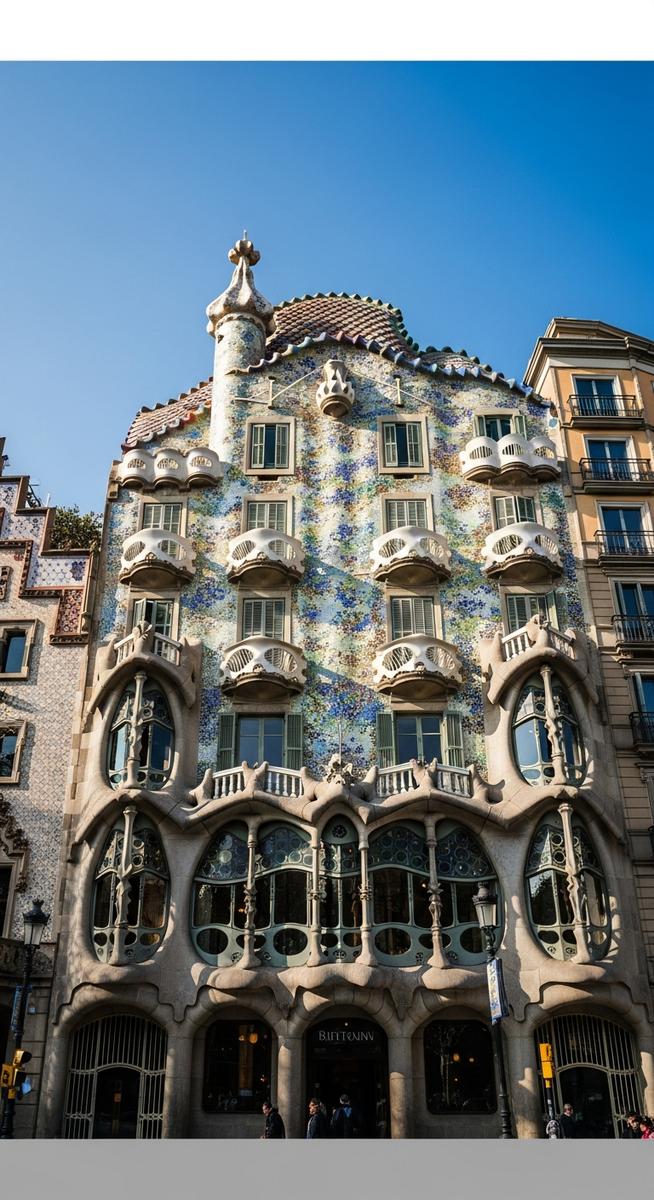 a famous Barcelona building or Gaudi architecture