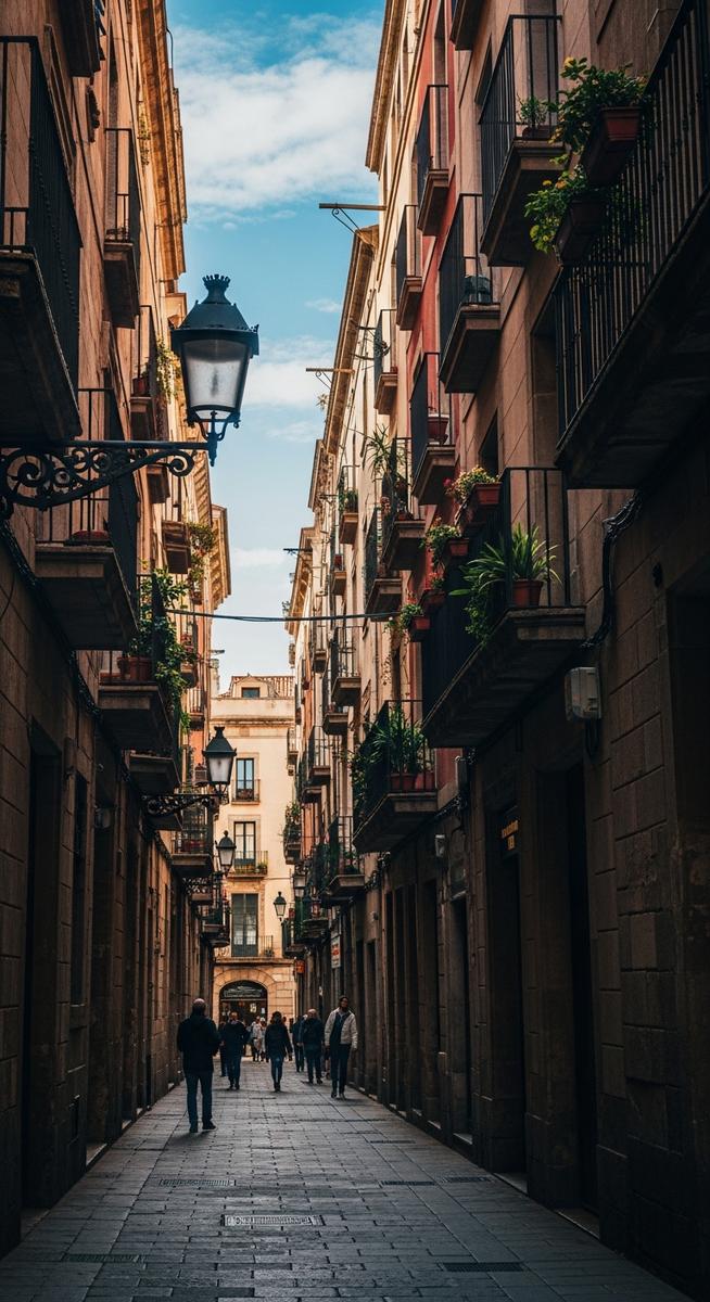 a Barcelona street or landmark for travel inspiration illustrating the cost of visiting
