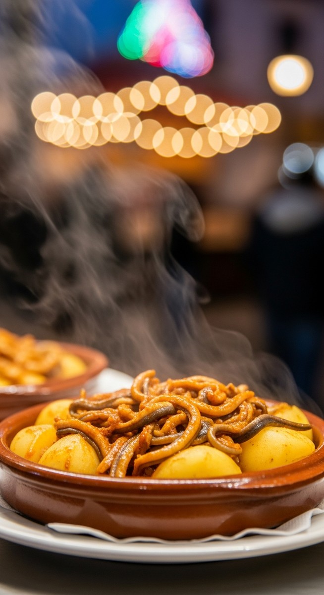 a photo illustrating all i pebre in Spain during Las Fallas