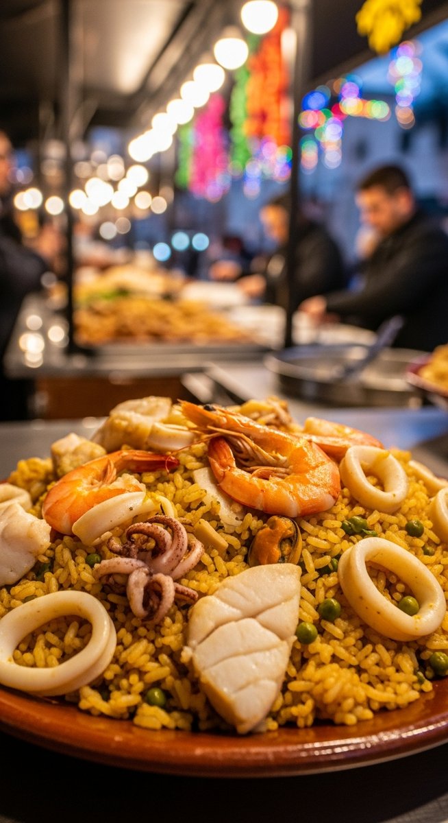 a photo illustrating arroz del senyoret in Spain