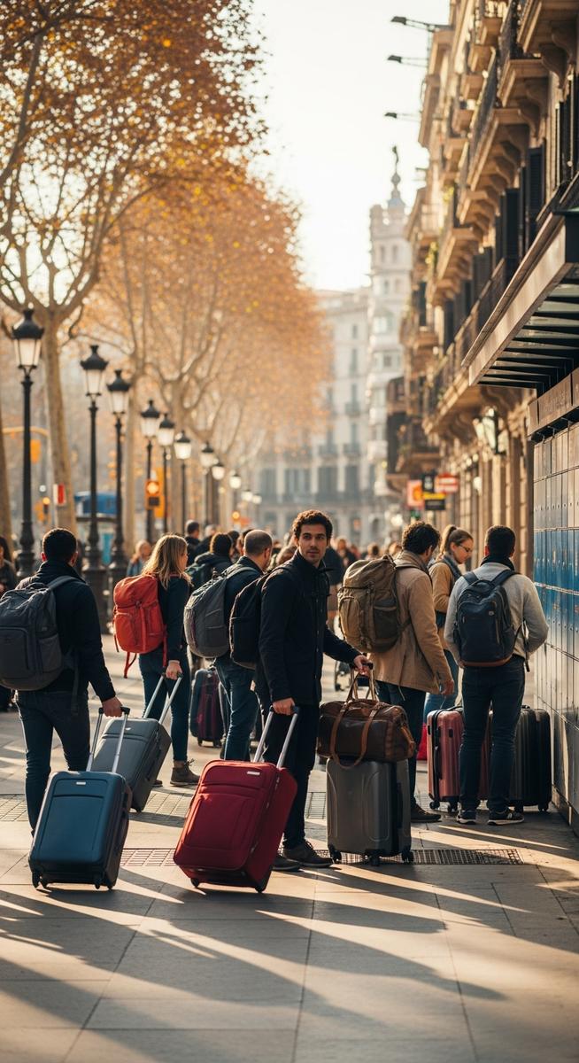 a travel photo from luggage storage barcelona