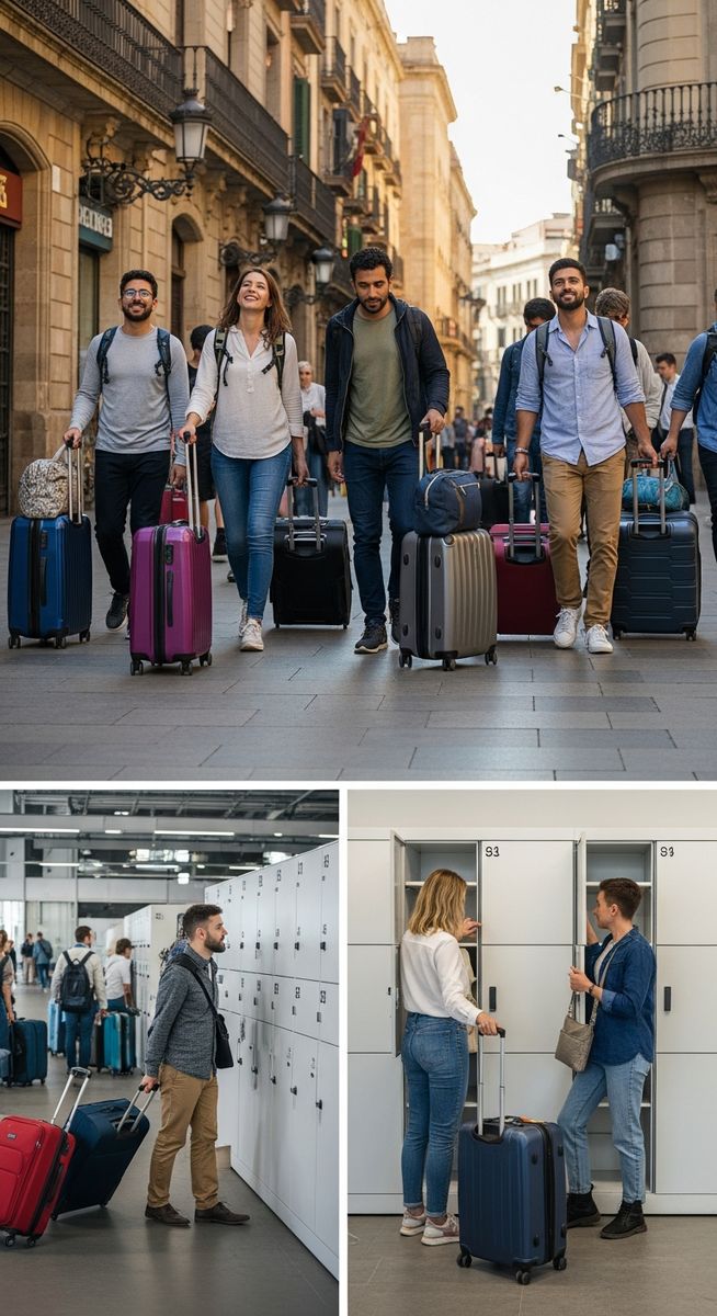 a travel photo from luggage storage barcelona