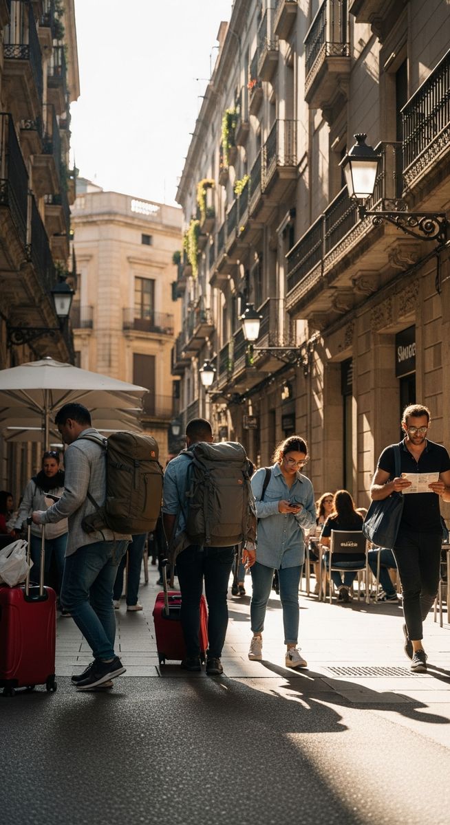 a travel photo from luggage storage barcelona