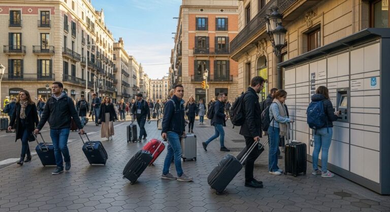a travel photo from luggage storage barcelona