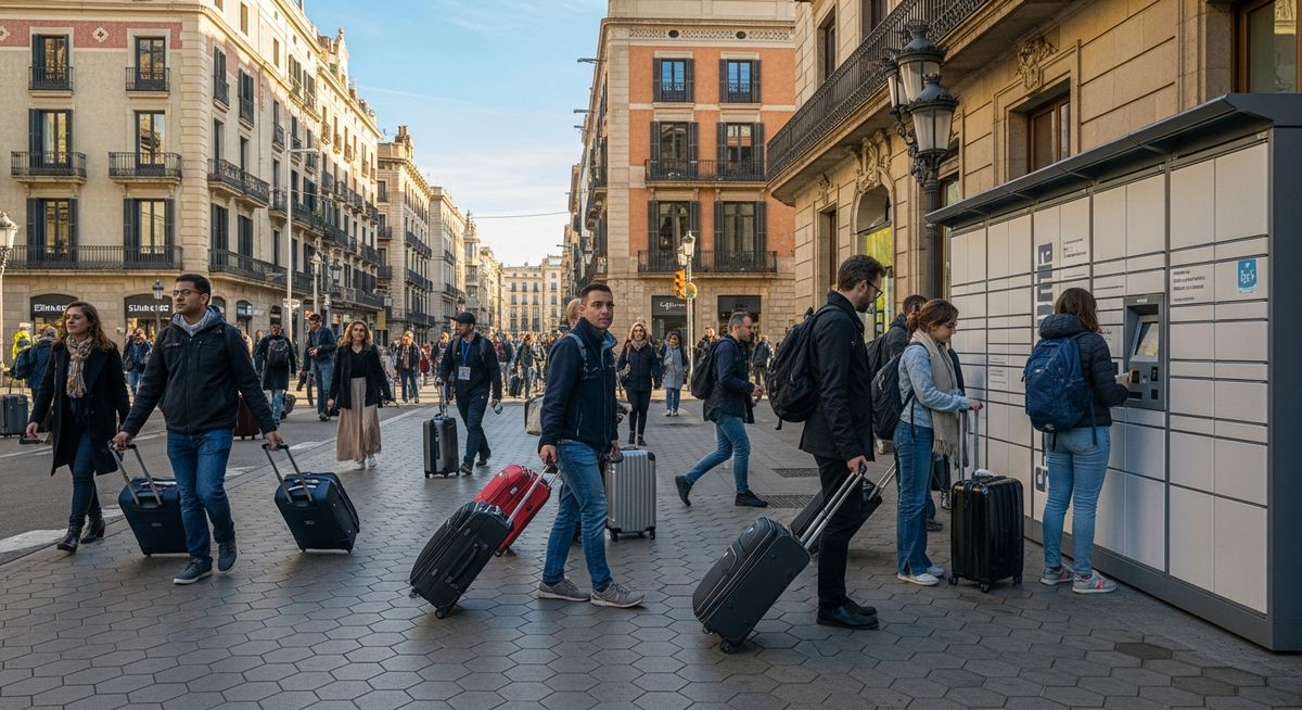 a travel photo from luggage storage barcelona