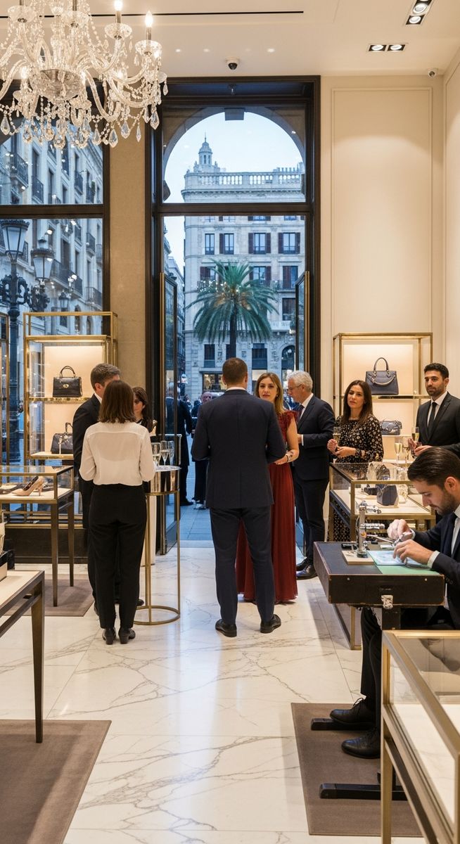a photo illustrating special in-store events in Barcelona while shopping