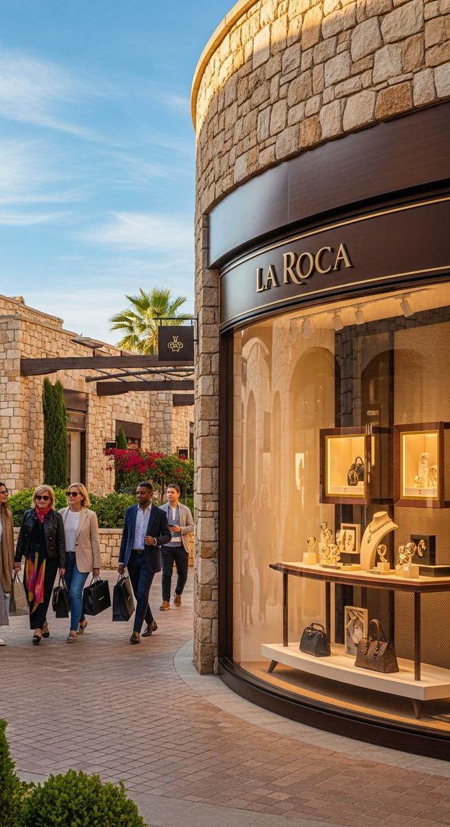 a photo illustrating 5. la roca village in Barcelona while shopping