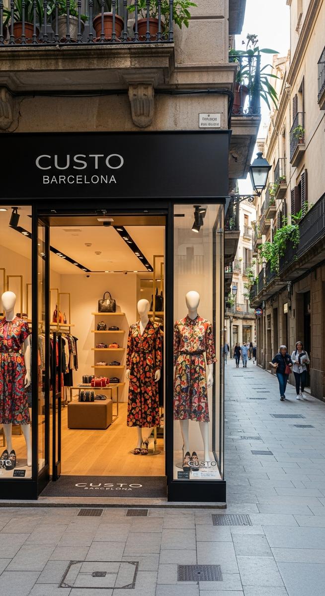 a photo illustrating 7. custo barcelona in Barcelona while shopping