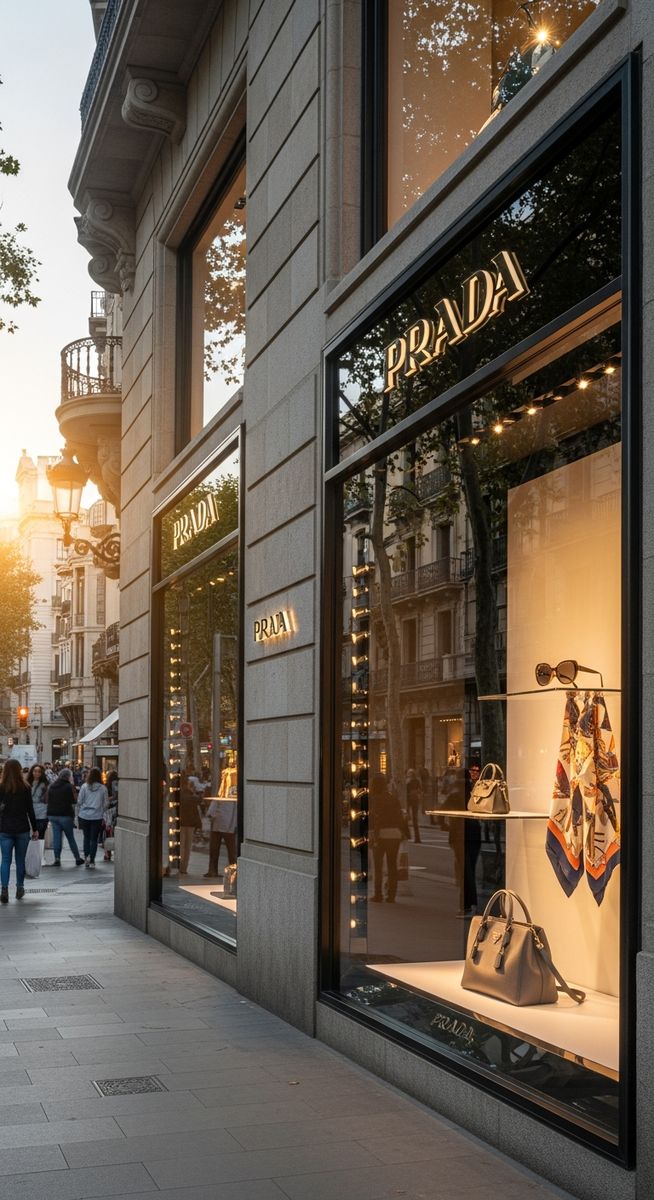 a photo illustrating 9. prada in Barcelona while shopping