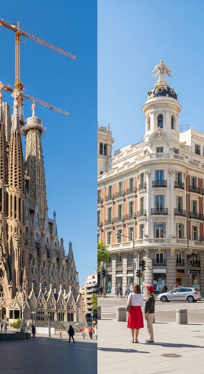 a travel photo from madrid or barcelona