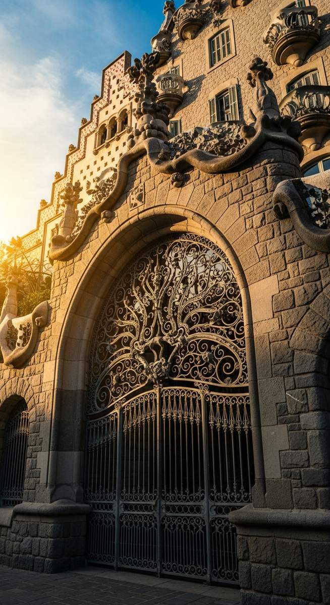 a photo illustrating 7. palau güell in Barcelona