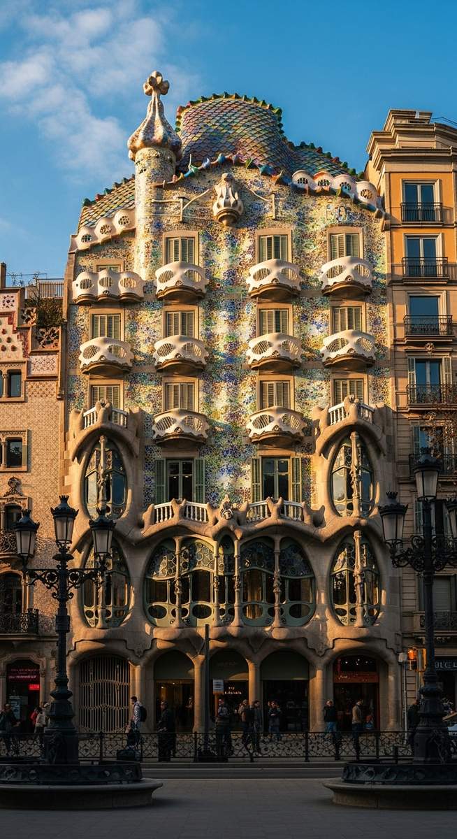 a photo illustrating 3. casa batlló in Barcelona