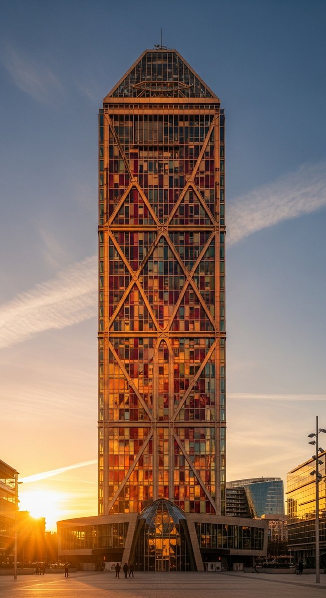 a photo illustrating 7. torre glòries in Barcelona