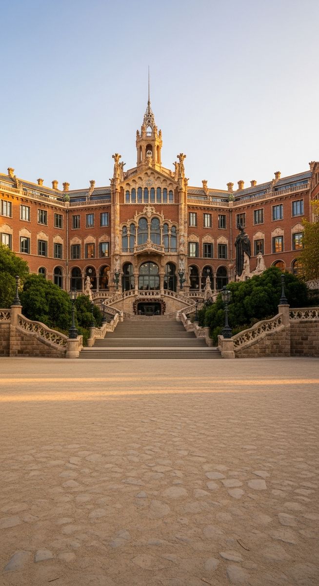 a photo illustrating 9. hospital de sant pau in Barcelona