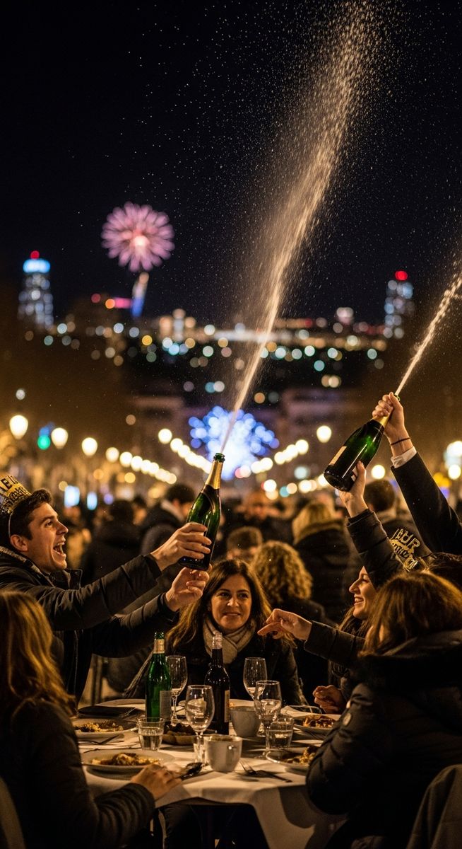 a photo illustrating 4. eat a bowl of black eyed peas or lentils for lunch on new year’s day in Barcelona on New Year's Eve