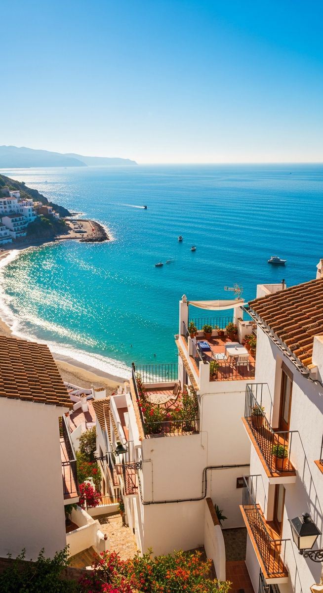 a Spanish coastal view with turquoise water on a one-day Valencia itinerary