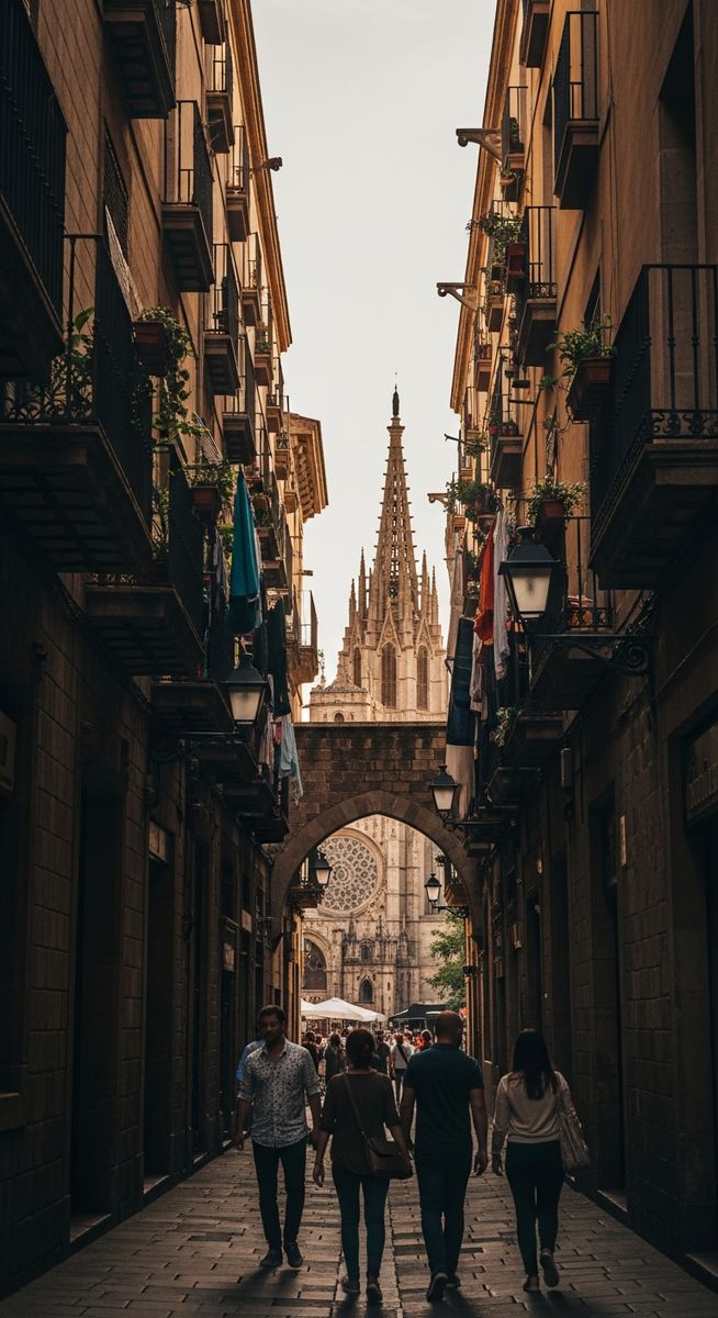 a Barcelona street or landmark for travel inspiration