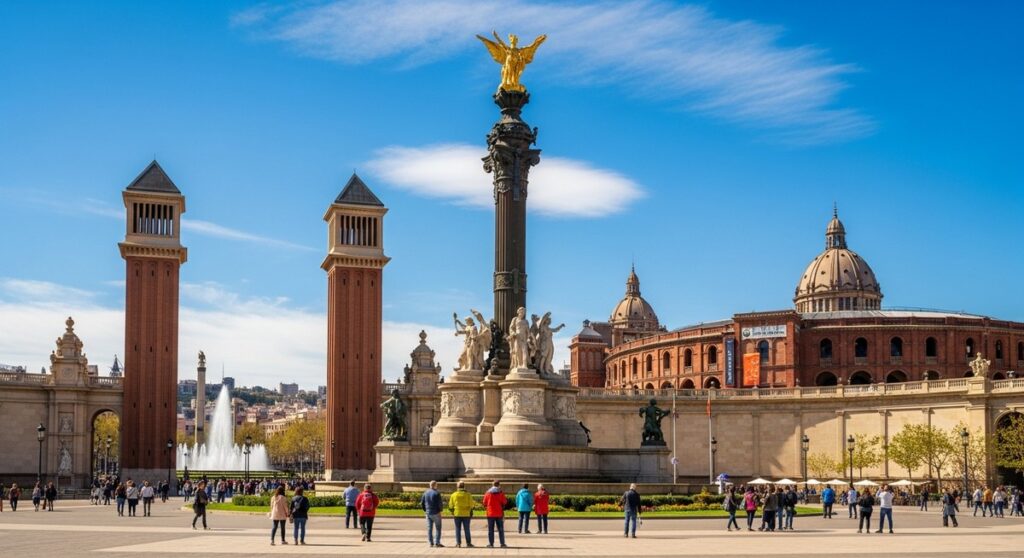 a famous landmark in Barcelona