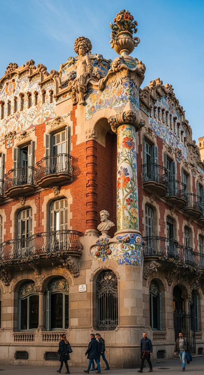 a photo illustrating 14. palau de la mรบsica catalana in Barcelona